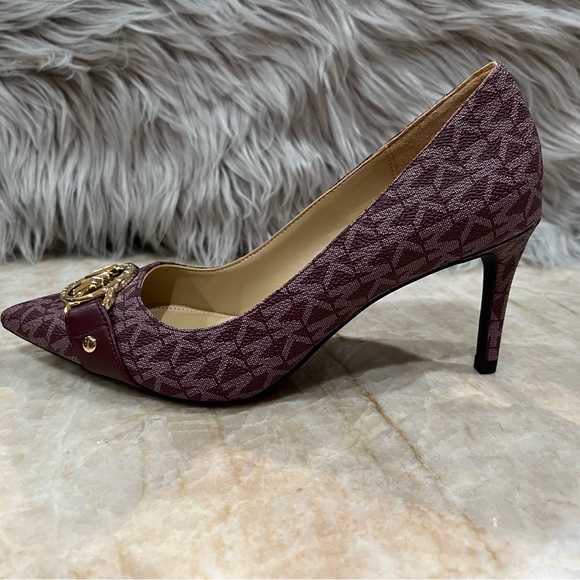Michael Michael Kors Women’s Rory Flex Pumps. Burgundy. New - Picture 5 of 10